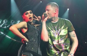 Jessie J joined by Professor Green during her Teenage Cancer Trust show